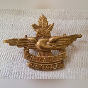 Air Cadets Canada Gold Badge Vintage